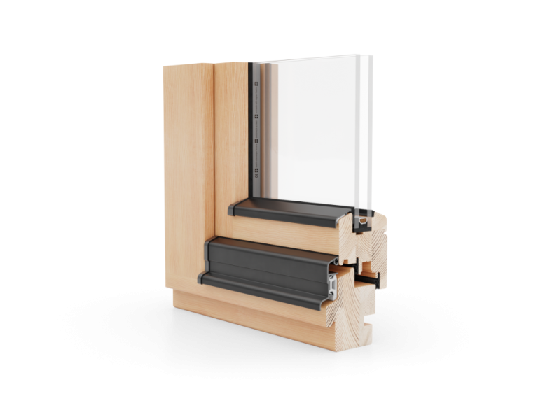Holzfenster Naturo 68
