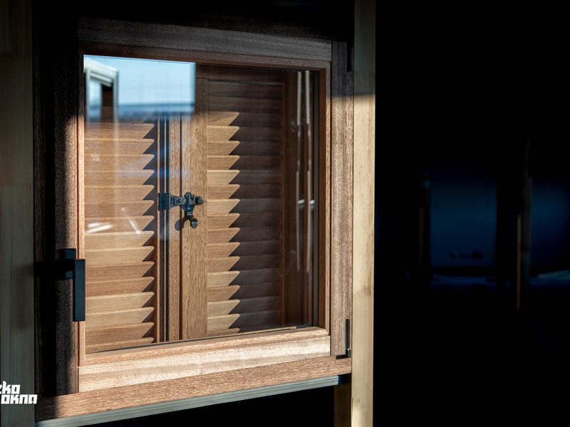 Holzfensterläden Referenz 8